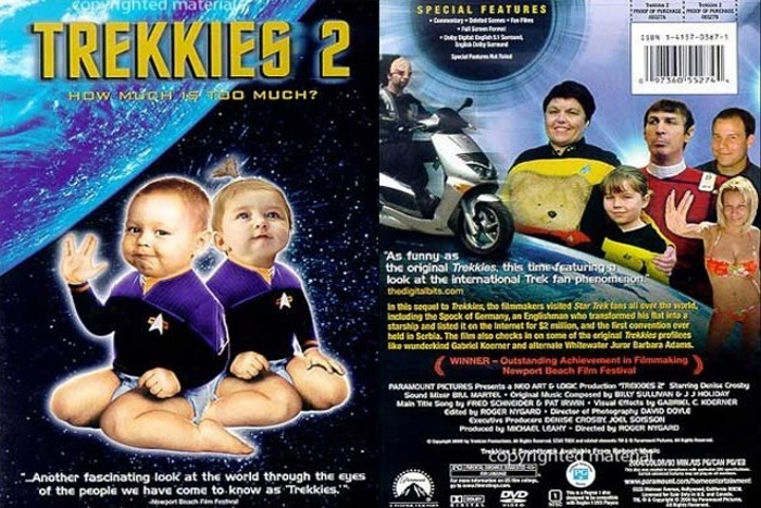 dvd cover. TREKKIES 2 DVD-Cover